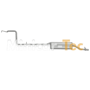 Endschalldämpfer für Microcar MGO2, M8, JSRC Lombardini