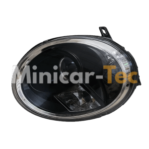 Linker Scheinwerfer für Microcar MGO4 und Due3 in Schwarz