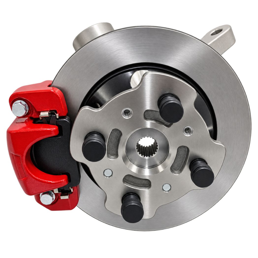Achsschenkel komplett vorne links mit Radnabe, Radlager, Bremsscheibe und Bremssattel für Ligier Microcar Dué 1418437