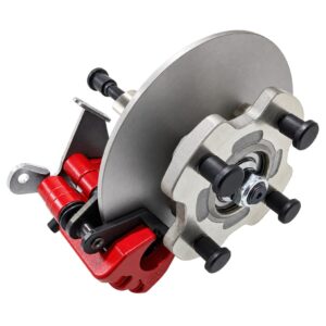 Radnabe hinten links komplett mit Bremsscheibe, Bremssattel und Achszapfen für Ligier Microcar Dué 1418454