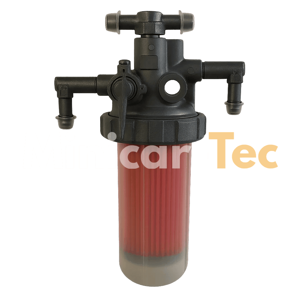 Komplette Dieselfiltereinheit für Yanmar 2TNE68 Motor in Microcar
