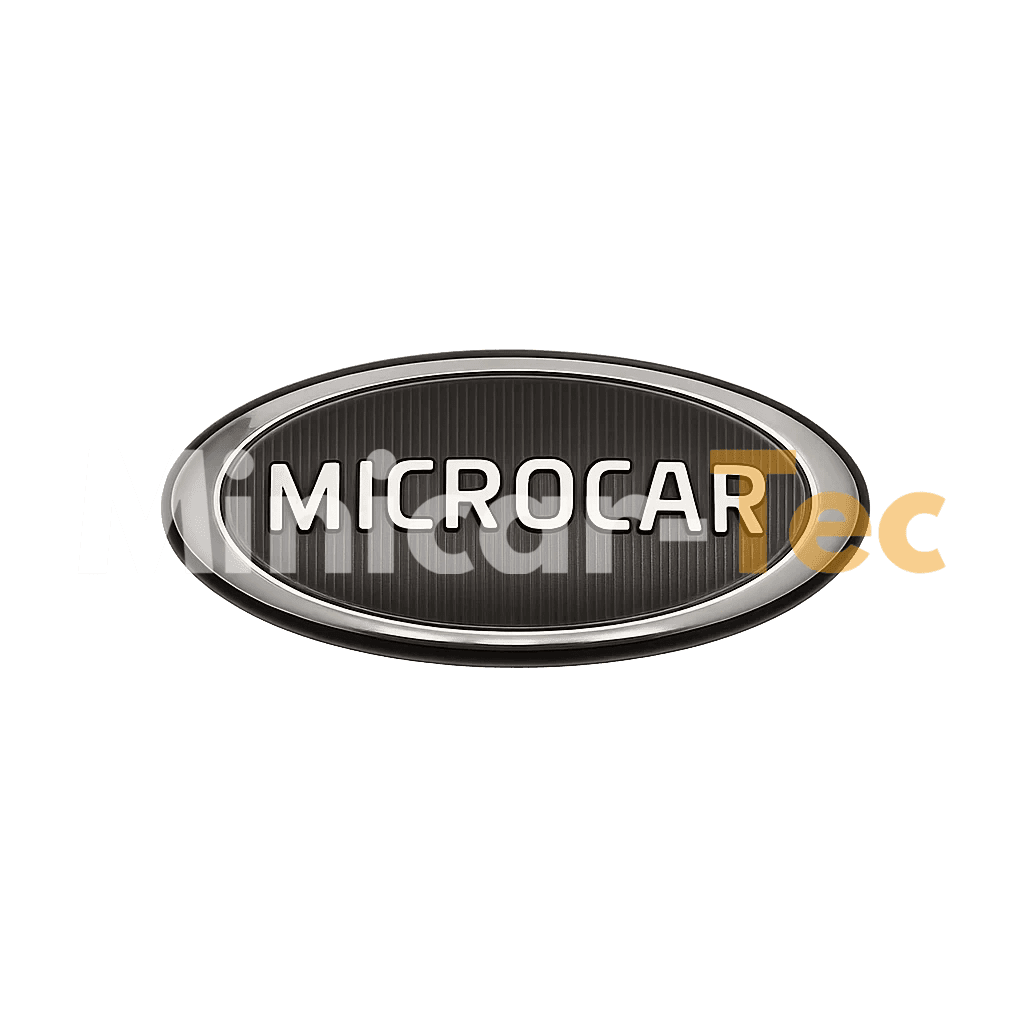 Original Microcar Emblem für Motorhaube und Heckklappe