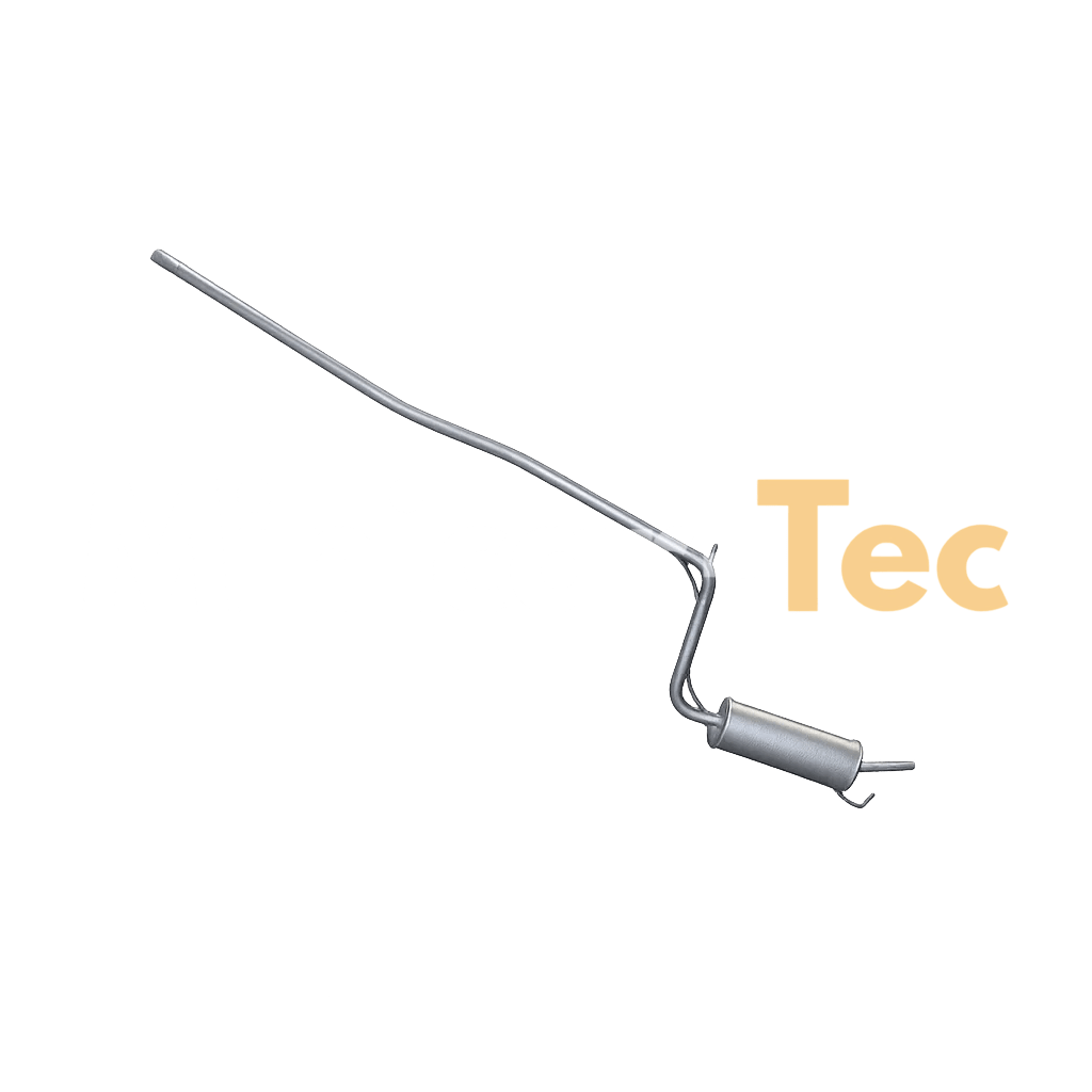 Endschalldämpfer für Microcar MC2 mit Lombardini und Yanmar Motor