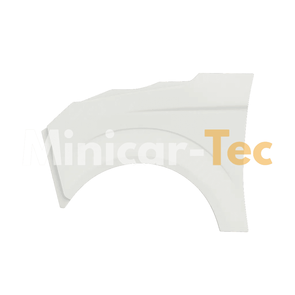 Weißer Kotflügel vorne links für Microcar MGO3/4, Due2/3