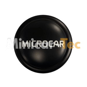 Mattschwarzer Nabendeckel für Microcar MGO3, MGO4, Due3