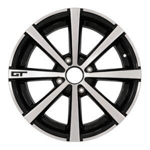 Original Aixam 16-Zoll-Alufelge 611BK080DIAMAN – Vorderansicht