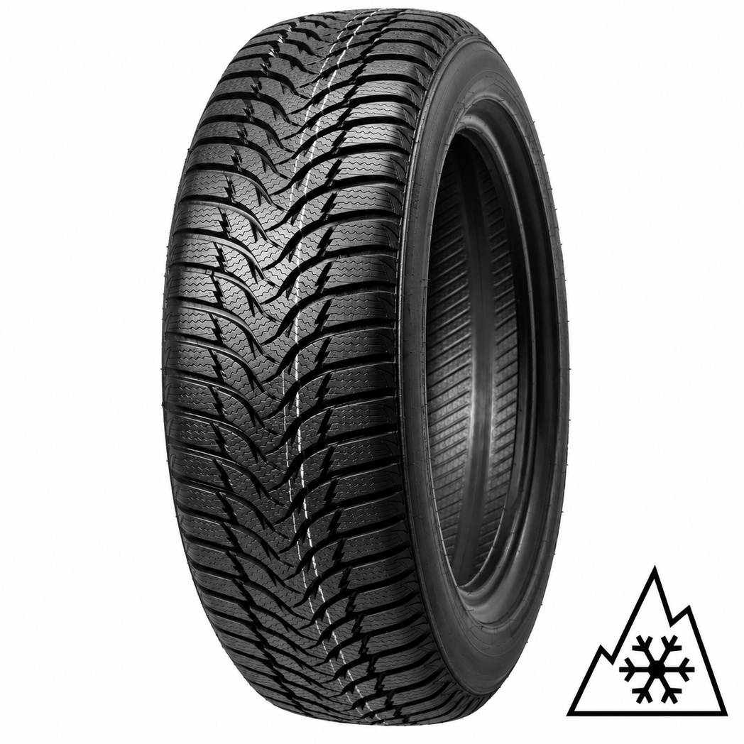 Winterreifen 145/80 R13 mit Alpine-Symbol (Berg mit Schneeflocke)